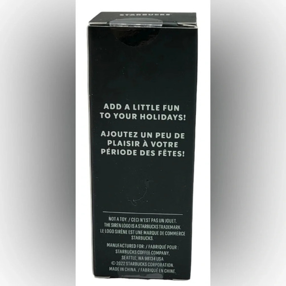 STARBUCKS Holiday 2022 Gold Bling Studded Tumbler Cup Keychain Ornament NWT NIB - Picture 2 of 3